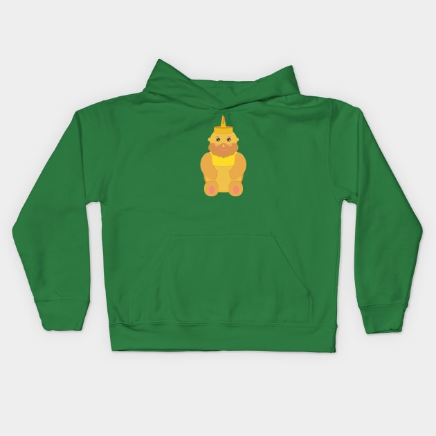 Honey Bear Kids Hoodie by Ambrosia Salad